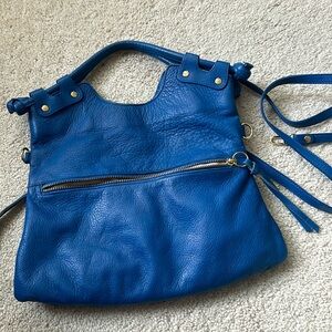 Royal blue handbag